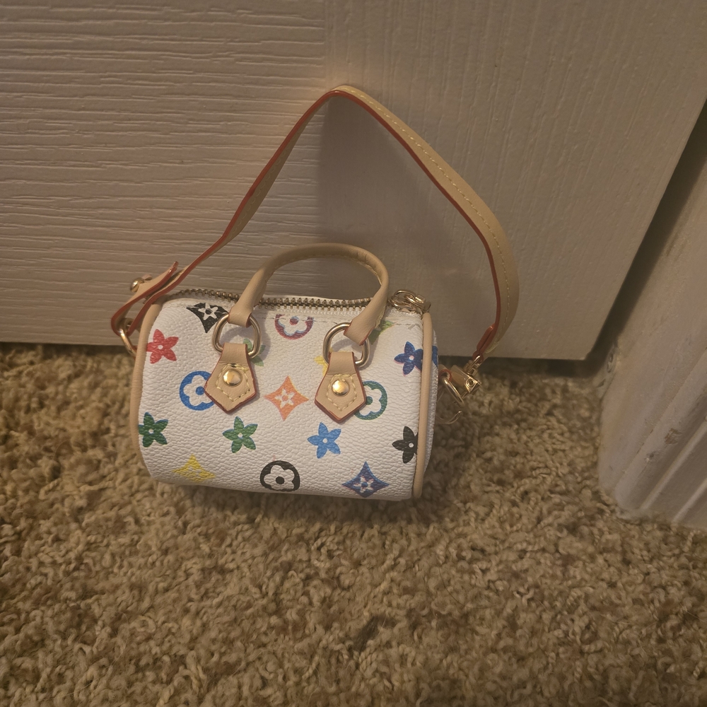 Multicolor Mini Handbag Charm